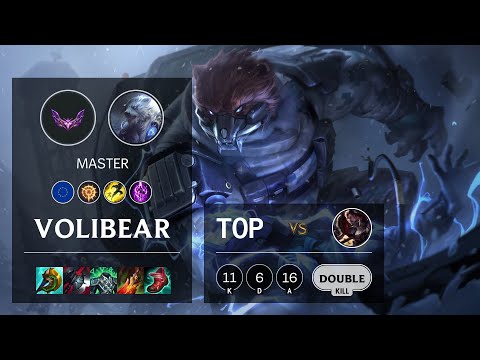 Volibear Top vs Darius - EUW Master Patch 12.1