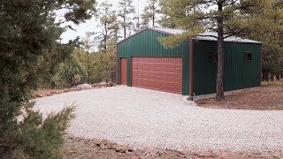 VersaTube Garage was a SLAM DUNK for this DIYer's OFF-GRID Property