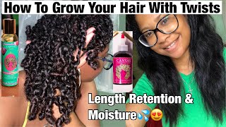 How To Grow Your Hair With Twists From Wash Day To Styling