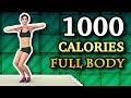 1000 Calorie Workout Cardio Full Body Weight Loss And Toning