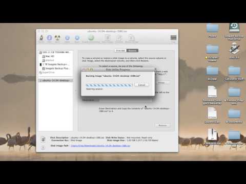 comment installer linux sur mac os x