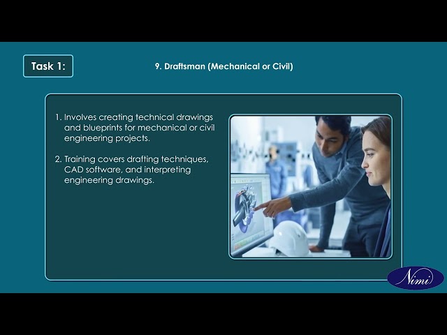 Identify workshop and machineries