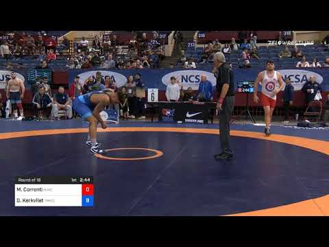 125 Kg Prelims Mauro Correnti New York Athletic Club Vs Daniel Kerkvliet Titan Mercury Wrestling C