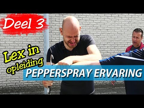 Politieopleiding, Lex in opleiding tot politieagent | Deel 3 - Pepperspray ervaring