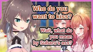 Matsuri Talks About Who She'd Like to Kiss and Then Talk About Subaru's Ass with Ririka
