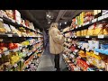 4K Granate Styling Walking In Public Vienna Shopping Products White Fur Coat Thigh High Boots
