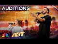 Father And Son Rap Duo Flewnt And Inkabee Perform Original We Dat Good Auditions AGT 2024