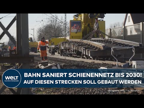 DEUTSCHE BAHN: Zeitplan angekündigt! Schienen sollen saniert werden! Diese Strecken sind betroffen