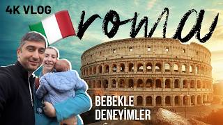 Bebekle Roma (4K VLOG) [Amazon Alışverişim, Konaklama, Tax Refund]