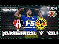 Resumen y goles | Atlas 1-5 América | CL2024 - Liga Mx J10 | TUDN