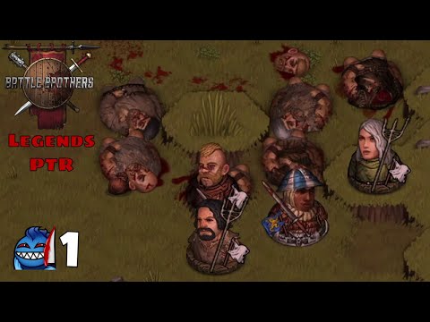 Battle Brothers Legends PTR Mod - Solo Lone Wolf -  Ep 1 Enter the Wolf