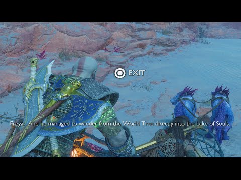 Freya Explains About Why Dark And Light Elves Worship Her Brother Freyr In Alfheim - GOW: Ragnarök