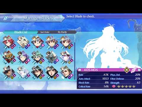 Xenoblade Chronicles 2 - Releasing Every Rare Blade + DLC