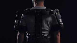 Comau MATE-XT, the new ruggedized yet lightweight exoskeleton.