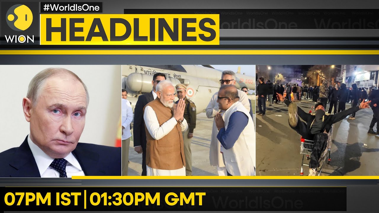 'BRICS Plus' Nations Drill in S. Africa | PM Modi Arrives at Somnath | Iran's Govt Building on Fire