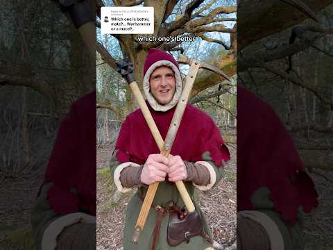 Mace vs War Hammer                              #medieval #history #robinhood #medievalhistory