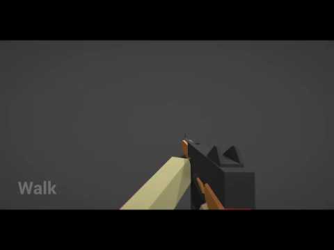 Low Poly FPS Arms - Thompson Animation Test
