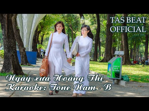 Karaoke Ngày xưa Hoàng Thị - Tone Nam | TAS BEAT