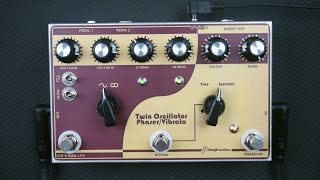 Video thumbnail for Twin Oscillator Phaser/Vibrato FTelettronica (Lovetone Doppelganger) by FTelettronica Handmade Pedals