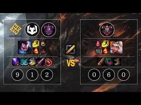 EM Scarlet Yasuo vs Qiyana Mid - KR Master Patch 10.11