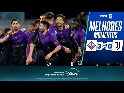 Gols e lances de Fiorentina x Juventus
