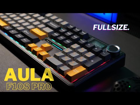 AULA F108 Pro full-size mechanical keyboard review