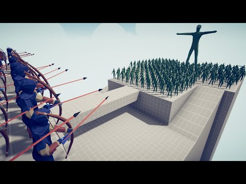 50x ARCHER vs SIEGE ARMY | Totally Accurate Battle Simulator TABS