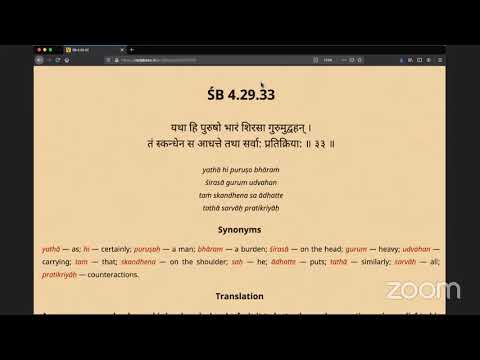 HH Candramauli Swami - 2020.10.02 - SB 4.29.33