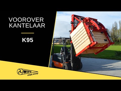 Kistenhandling, nu nog effectiever met de nieuwe WIFO voorover kantelaar!