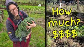 How much did we grow on our homestead in Portugal?