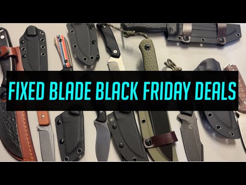 Amazon Black Friday Fixed Blade Knife Deals 