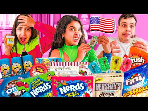 PROVANDO OS DOCES MAIS BIZARROS DOS EUA PARTE 2 !!! 🇺🇸