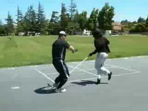 Staff vs. Double Butterfly Swords