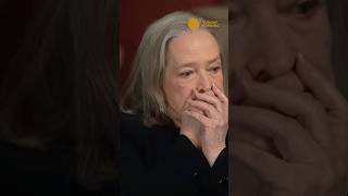 Kathy Bates learns she did thank her mother in her Oscars acceptance speech #shorts