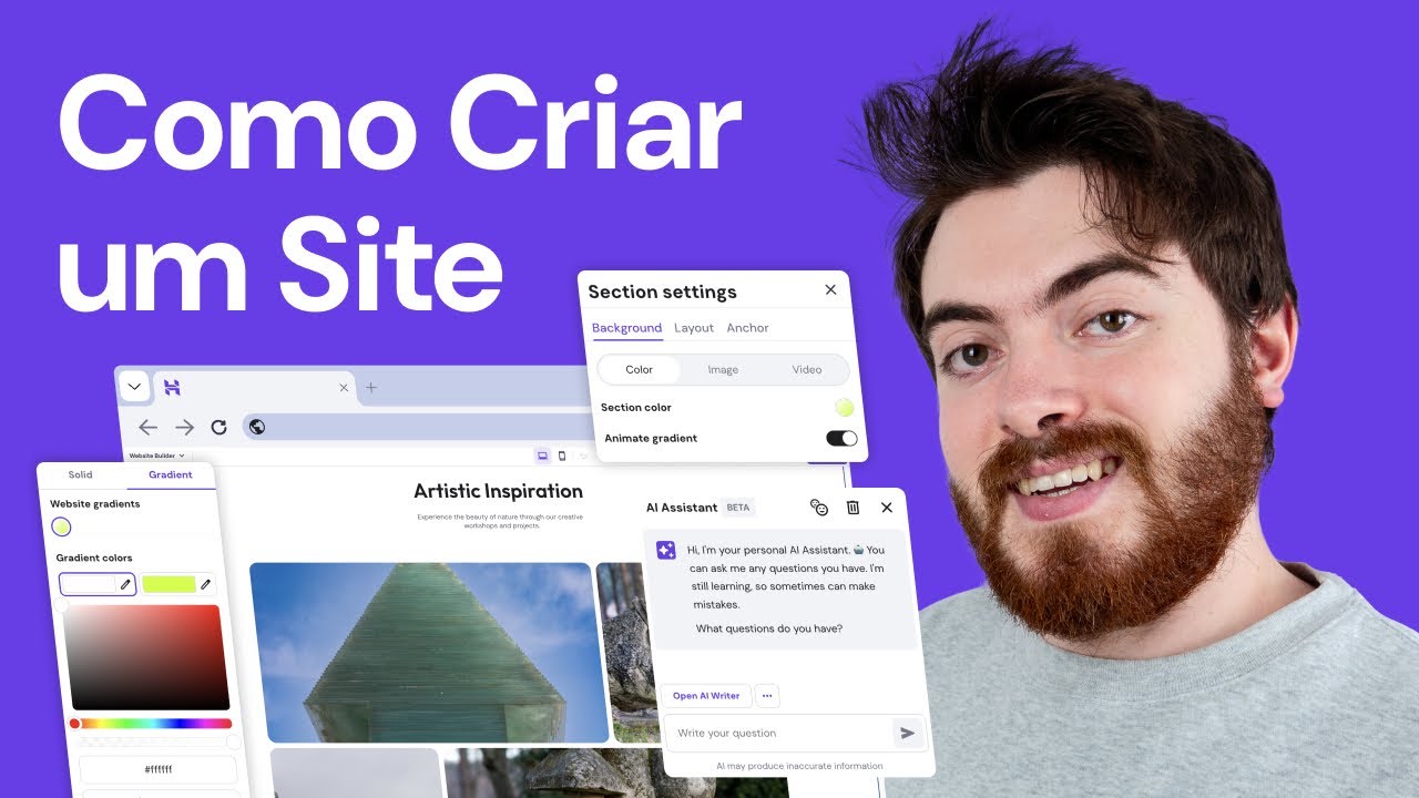 Como Criar um Site de Forma RÁPIDA e FÁCIL! (2024)