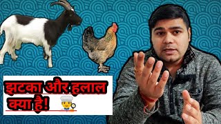 Difference between Jhatka and Halal । हलाल और झटका मै अंतर । What is Halal