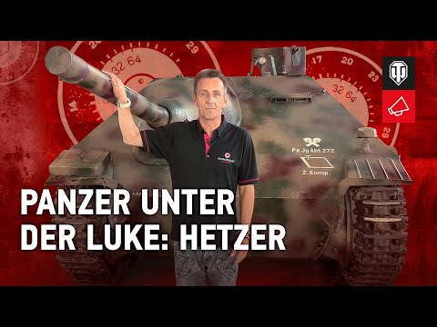 Tanks under the hatch: Hetzer [World of Tanks German]