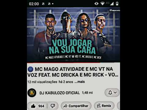 MC mago atividade MC VTZL vou jogar na sua cara