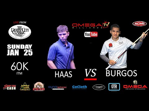 REMATCH! Thomas Haas vs Julio Burgos - 9 Ball race to 21 - 60K Action!