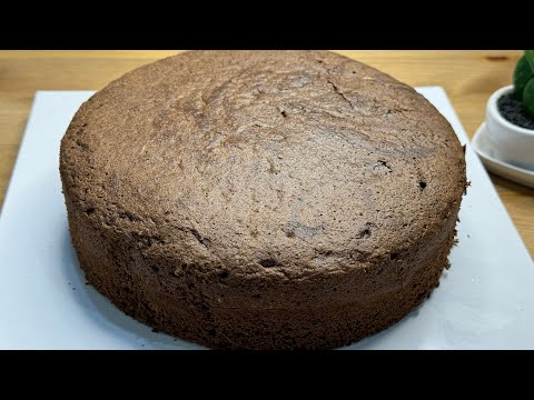 How to make chocolate chiffon cake: soft and fluffy chiffon chocolate cake like a cloud