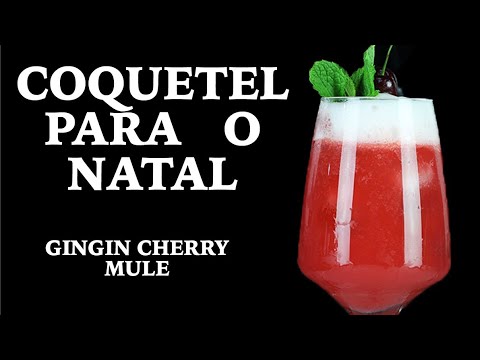 How to Make a Gin & Cherry Mule Drink for Christmas