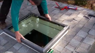 preview picture of video 'Installing a V-LUX Skylight 910-845-2207'