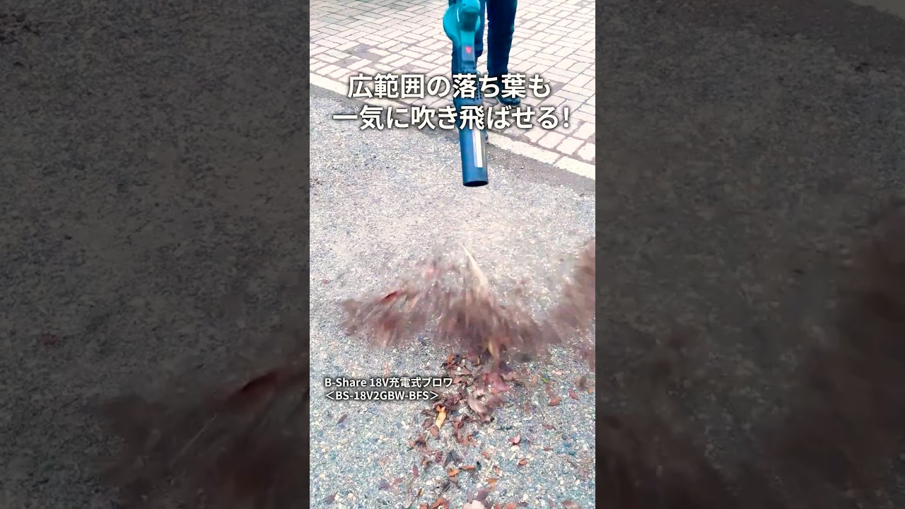【大風量】落ち葉集めならこのブロワ！#shorts