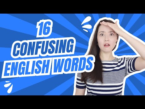 16 confusing English words - Learn the difference between important English words