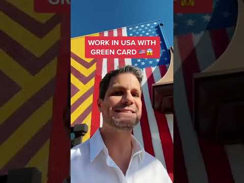 🇺🇸 Work in USA with Green Card #work #job #greencard #immigration #immigrant
