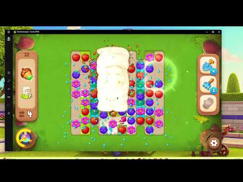 Gardenscapes Level 32 | Audio Talkthrough Walkthrough | Free to Play Tips and Strategy Guide
