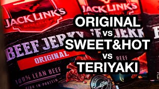 Jack Link's BEEF JERKY Review | Original vs Hot & Sweet vs Teriyaki | The Best Jerky