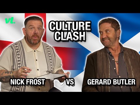 Gerard Butler's SCOTTISH Pride vs Nick Frost's ENGLISH Ways! | How to Train Your Dragon