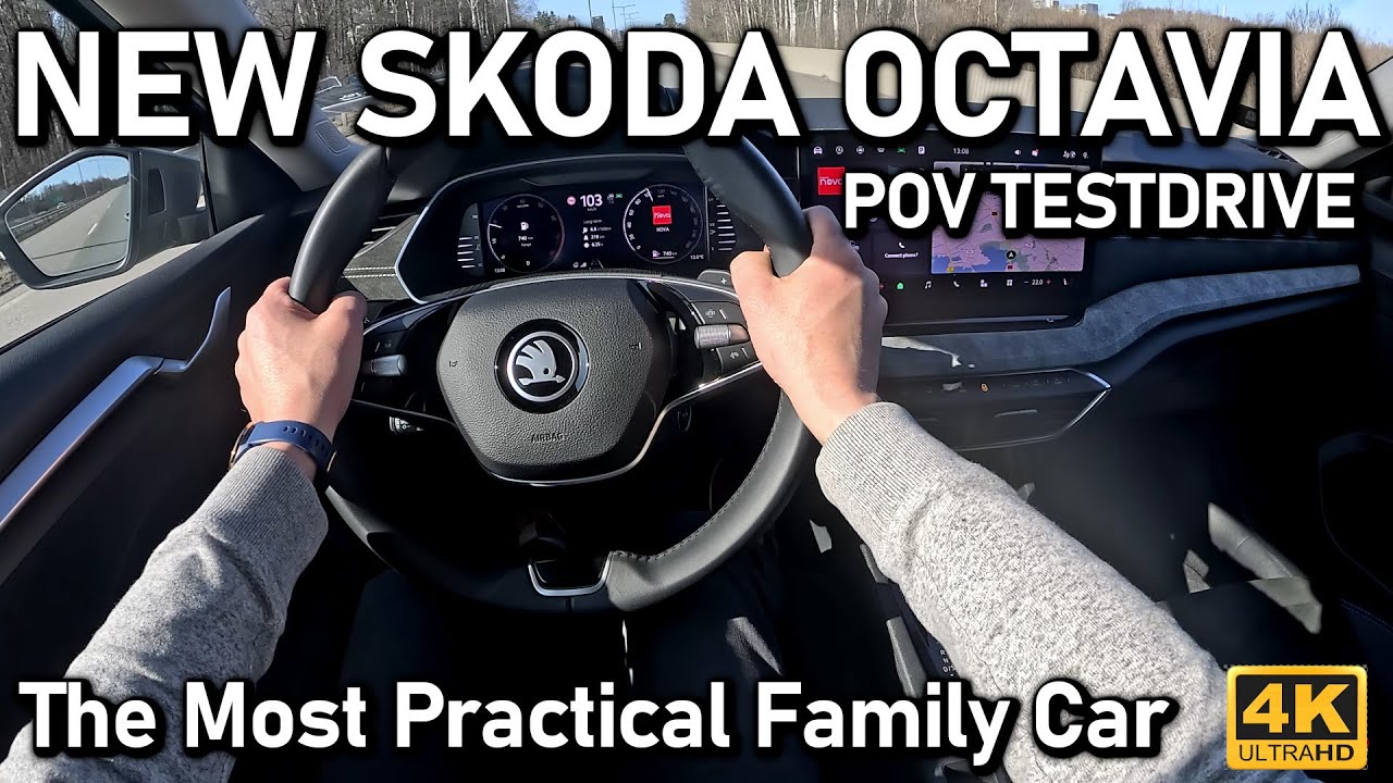 NEW LCI Skoda Octavia Combi 1.5 TSI POV Drive - The Most Practical Family Car (2025)