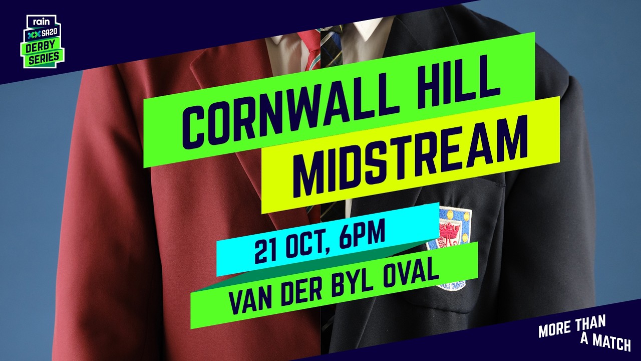 SET A REMINDER! Watch Cornwall Hill vs Midstream under lights on 21 October
